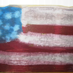 american flag_folk art